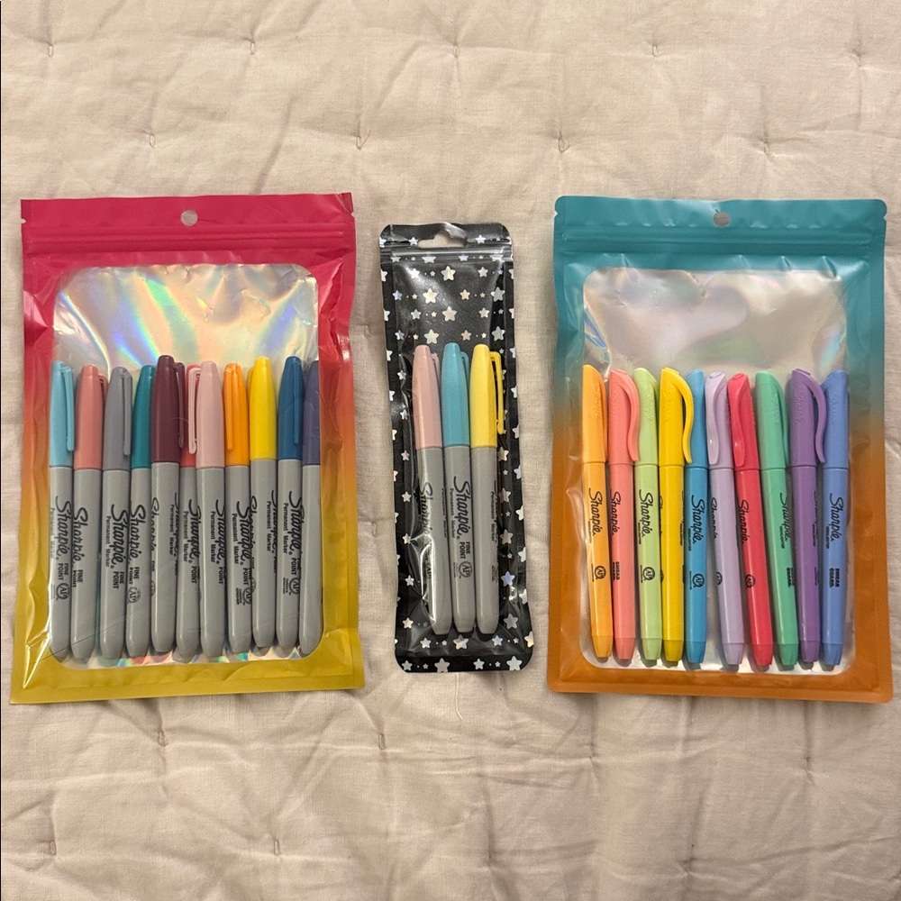 Sharpie lot - Assorted Pastel Colors